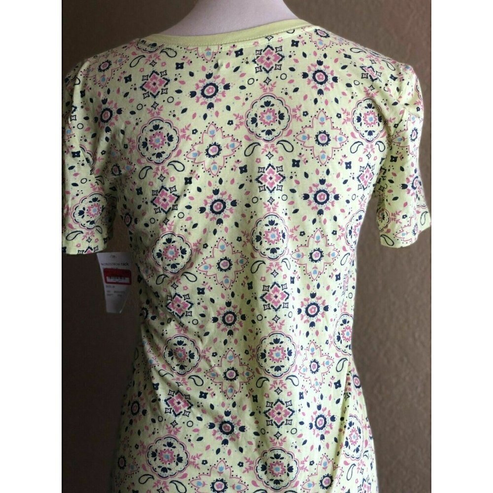 Abound Juniors Green Cotton Blend Casual Tee M - Picture 5 of 8